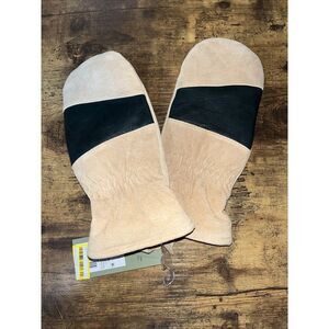 goodfellow‎ co Men's genuine leather winter mittens Size S/M NWT